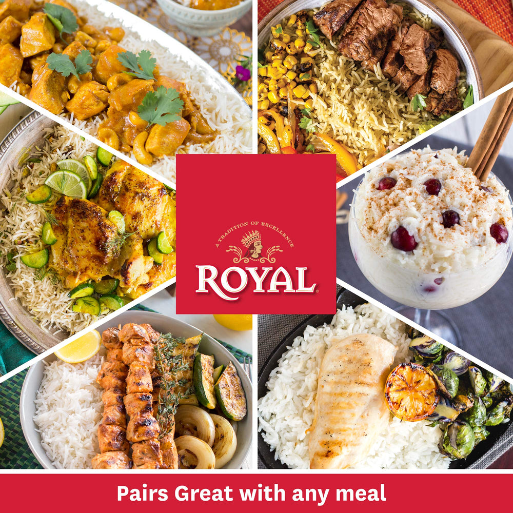 Royal Sella rice as a versatile side with curry.