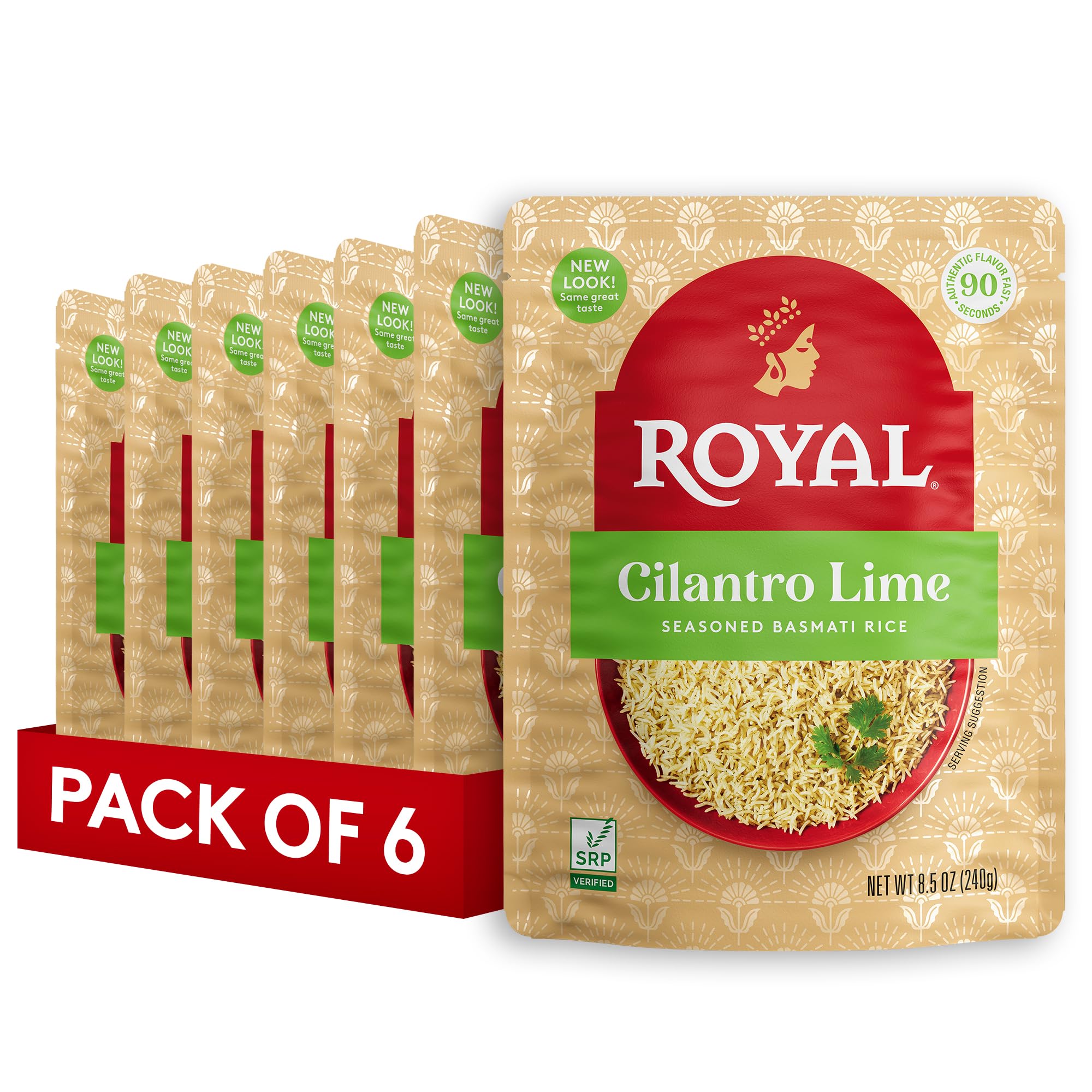 Royal Cilantro Lime Basmati Rice ready-to-heat pouch for quick weeknight meals