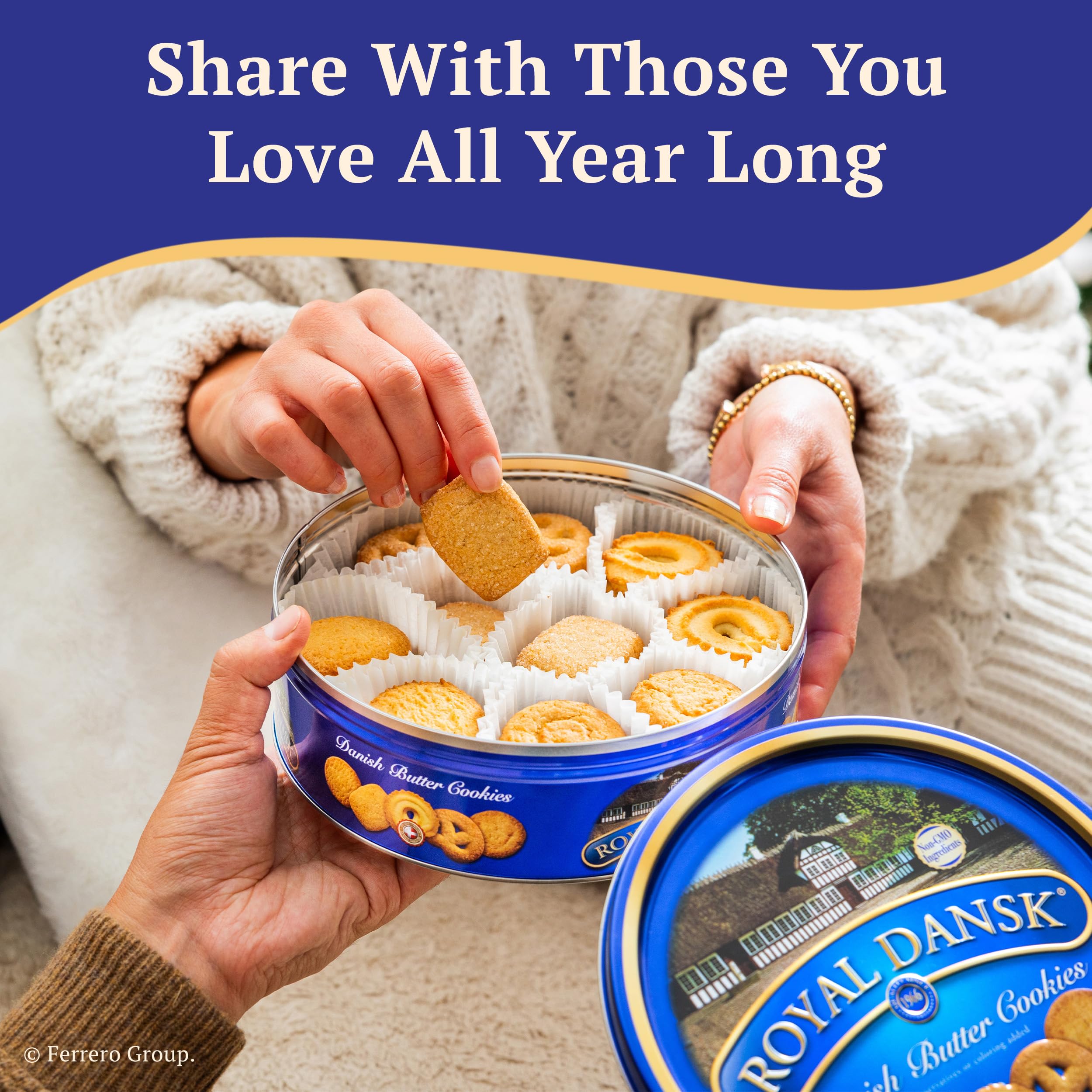 Royal Dansk country-style cookies for comforting moments.