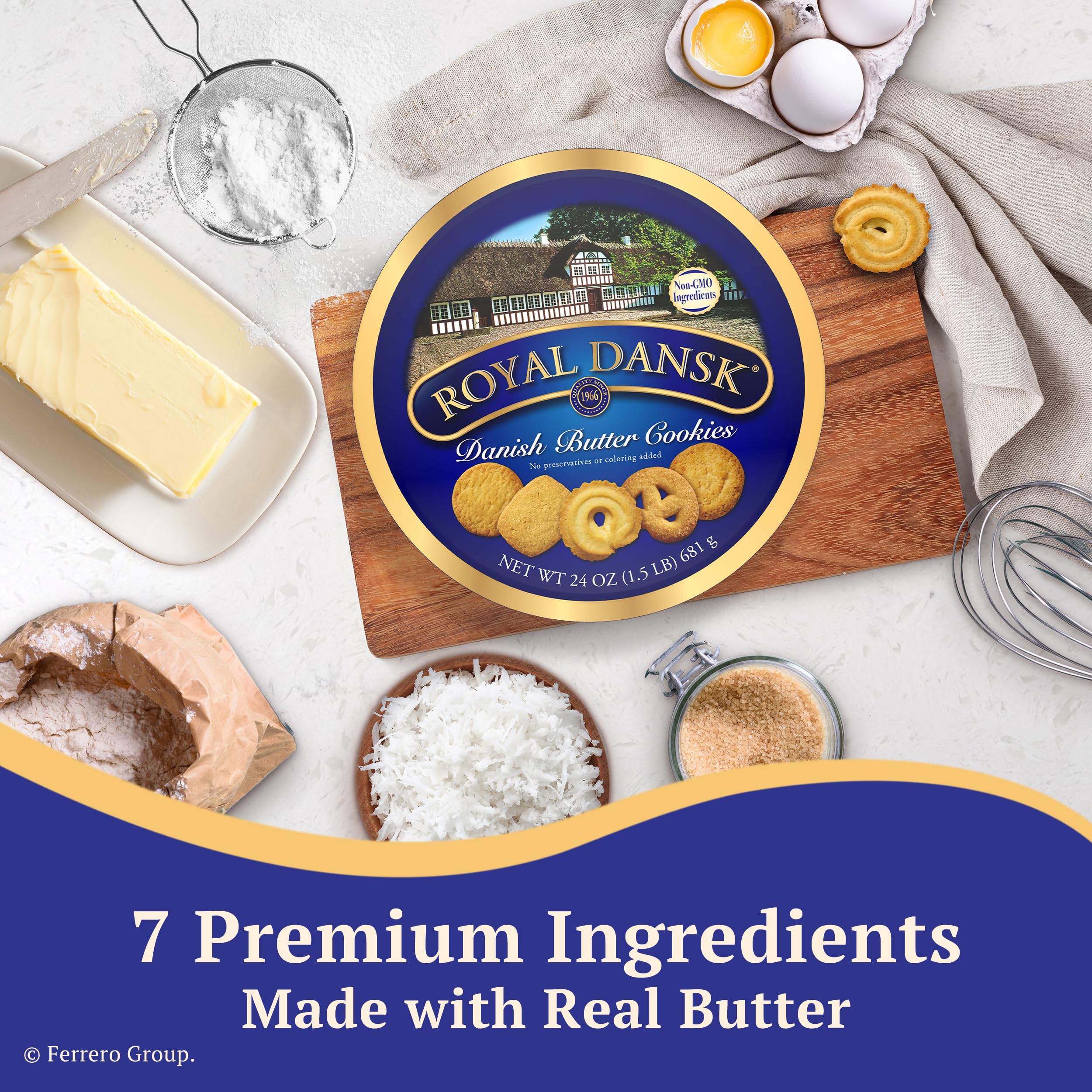 Royal Dansk Finnish style cookies bring a refined Danish tradition to snacking moments.