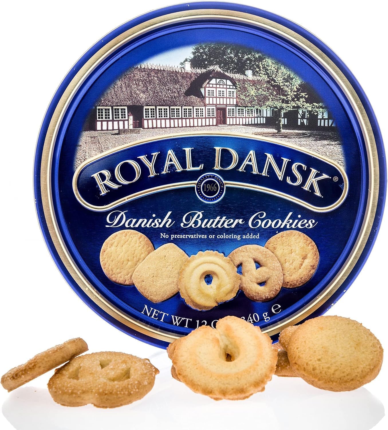 Royal Dansk Finnish-style cookies with delicate texture.