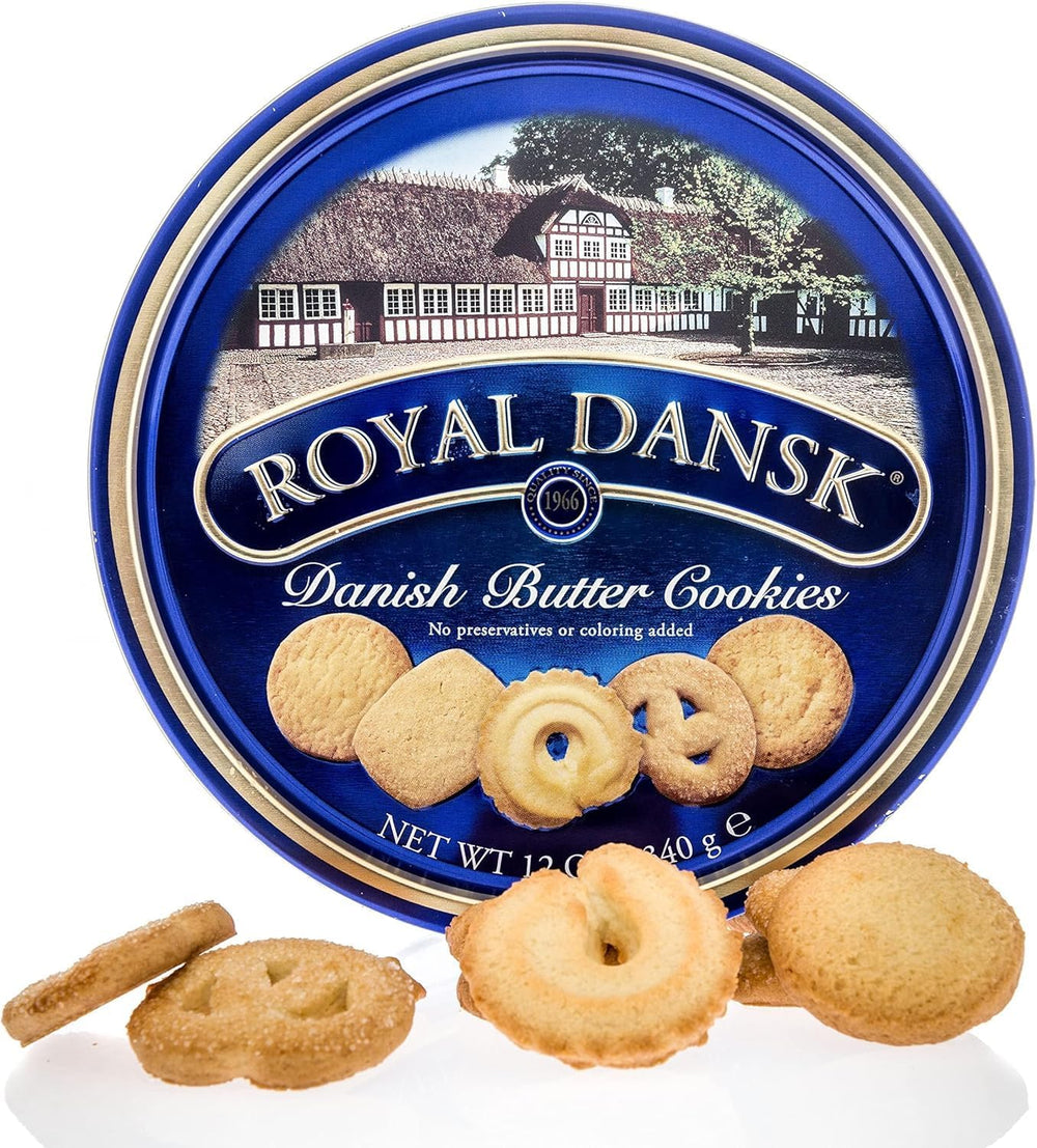 Royal Dansk Finnish-style cookies with delicate texture.