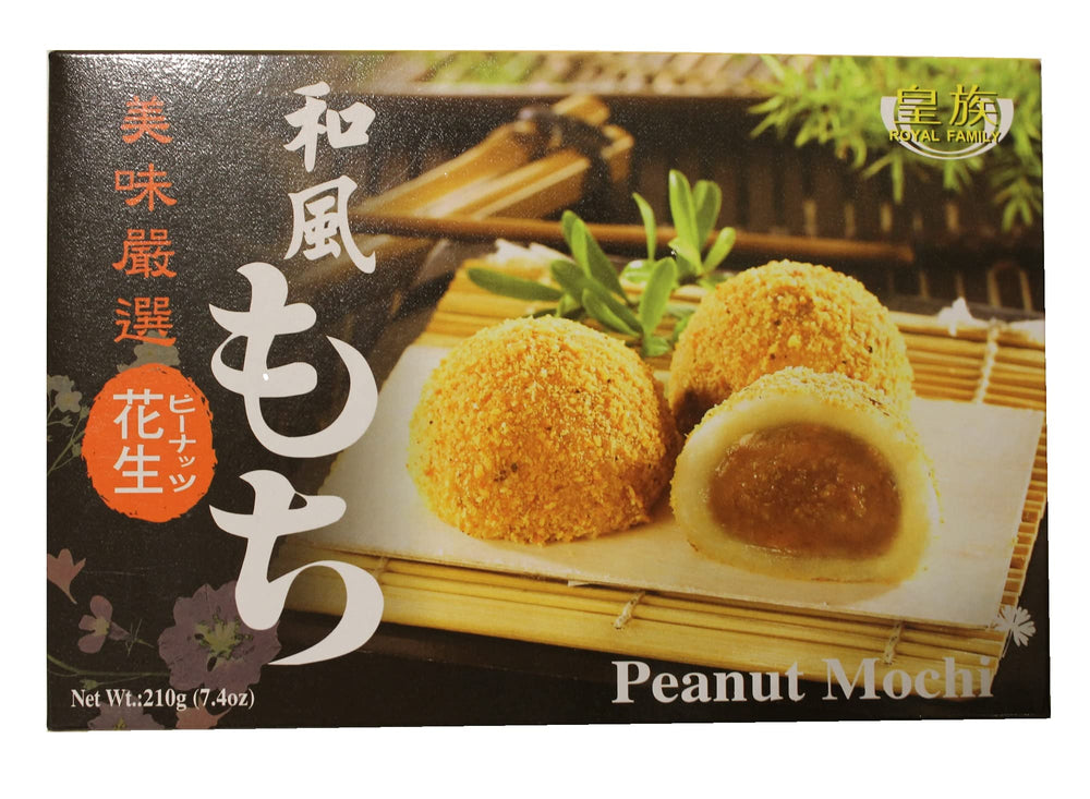 Royal Family Mochi Daifuku Peanut wrapped, a convenient snack option