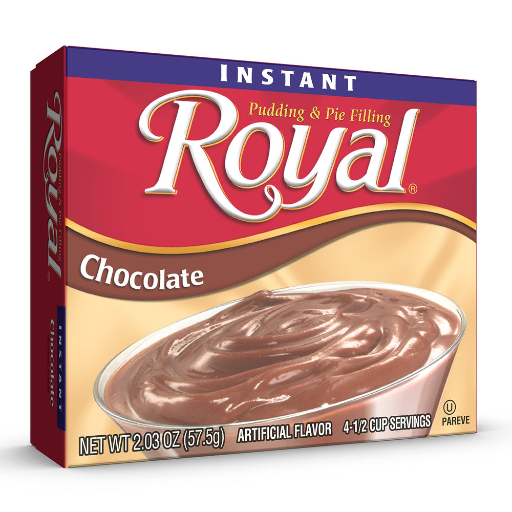 Royal Instant Pudding Chocolate as a kid-friendly snack on the go.