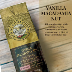 Royal Kona vacuum-sealed bag preserves freshness for flavorful cups.