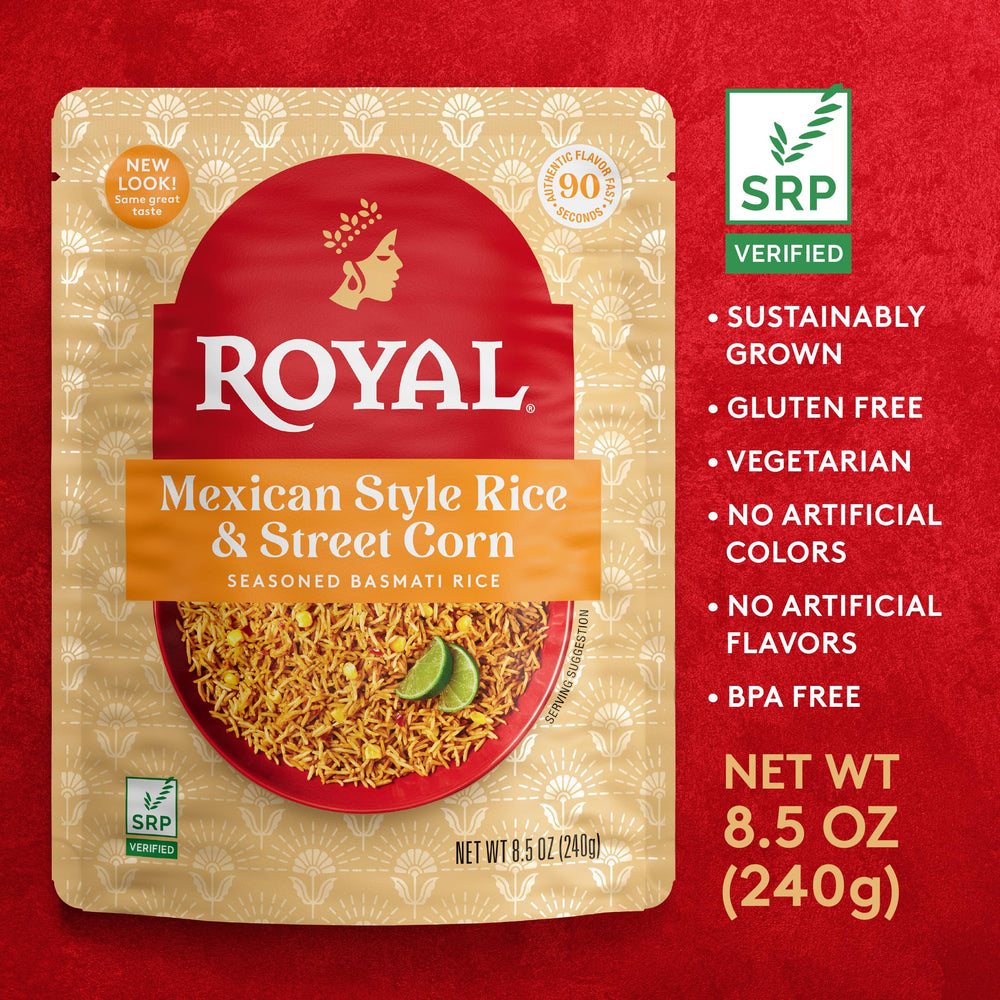 Royal long-grain Basmati aroma steaming into a fluffy bowl.