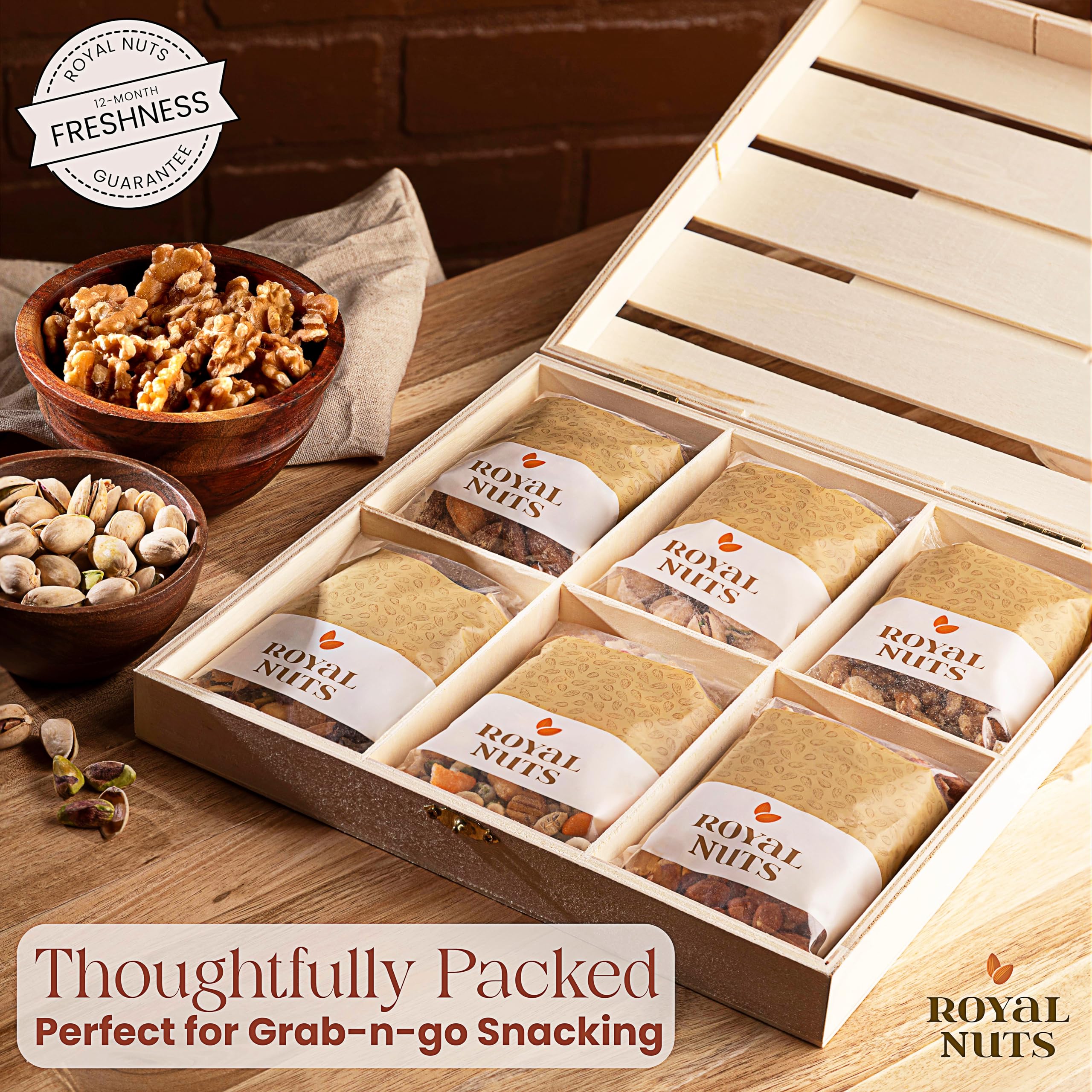 Royal Nuts holiday gift idea suitable for dad or grandpa this season.