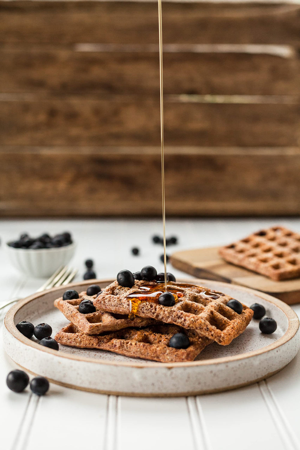 Royal Palm Date Syrup pour illustrating smooth, caramel-like drizzle for pancakes and desserts.