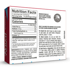 Royal Raspberry Gelatin dissolves in water for a quick, sugar-free treat.