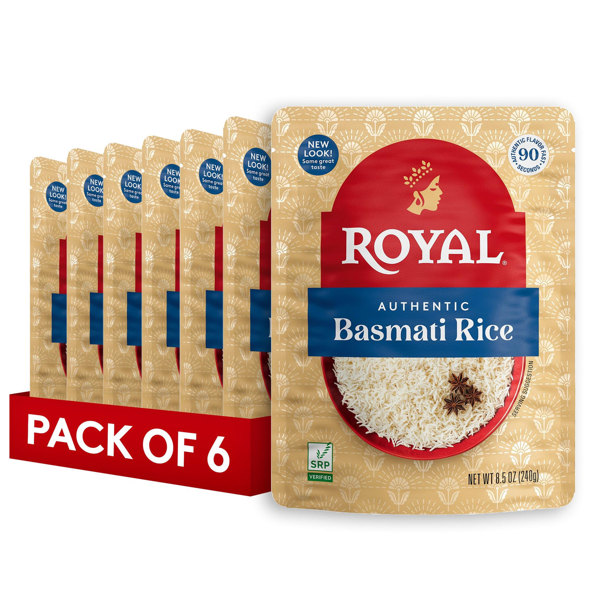 Royal Ready to Heat Rice Pouch for quick meals and convenient cooking