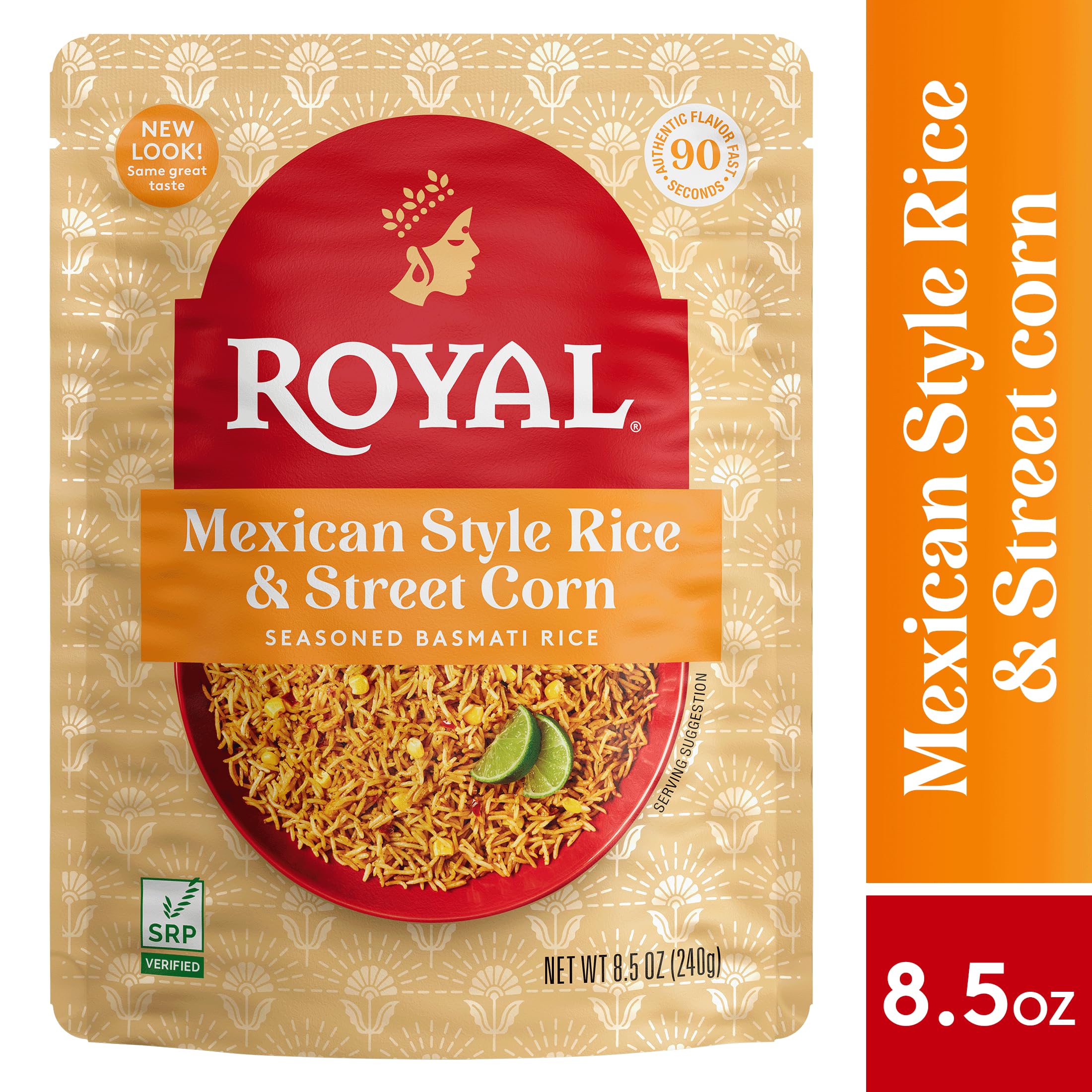 Royal vegan gluten-free rice suitable for diverse dietary needs.