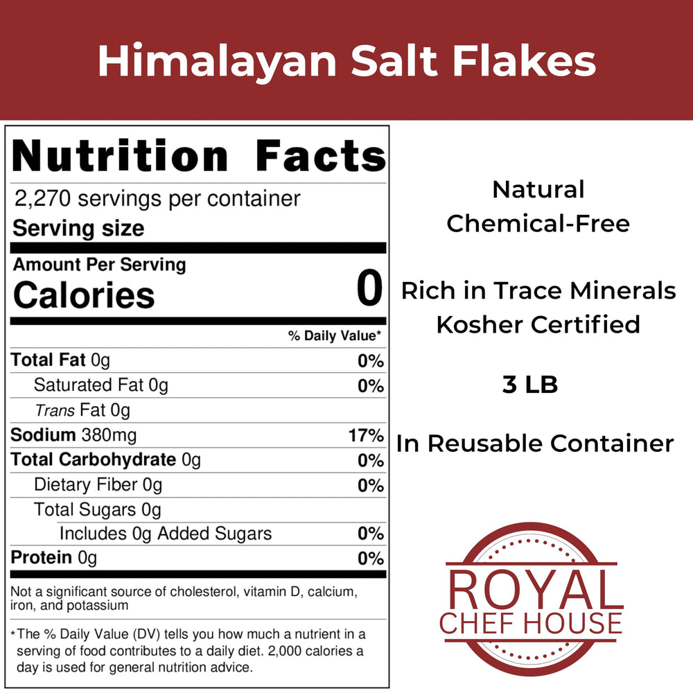 RoyalHouse salt flakes close-up highlighting pink mineral-rich crystals for clean flavor.