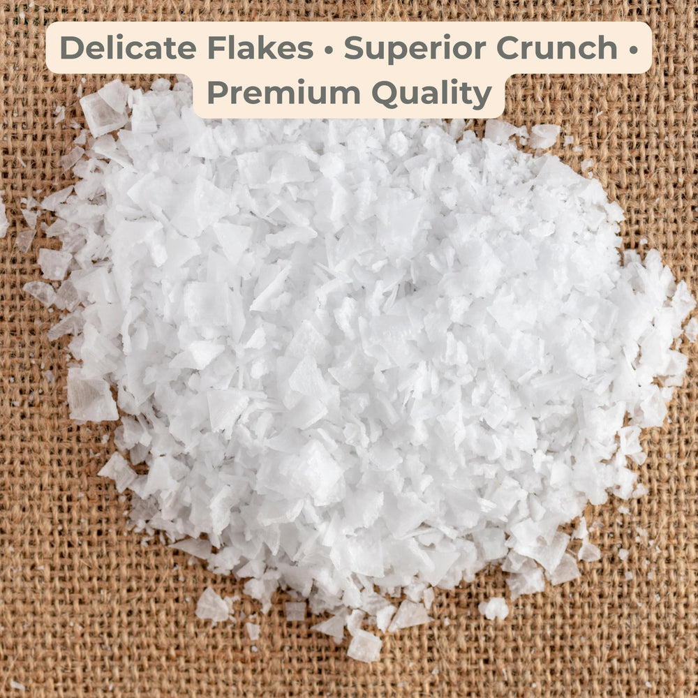 RoyalHouse salt flakes over grilled steak enhances texture and aroma.