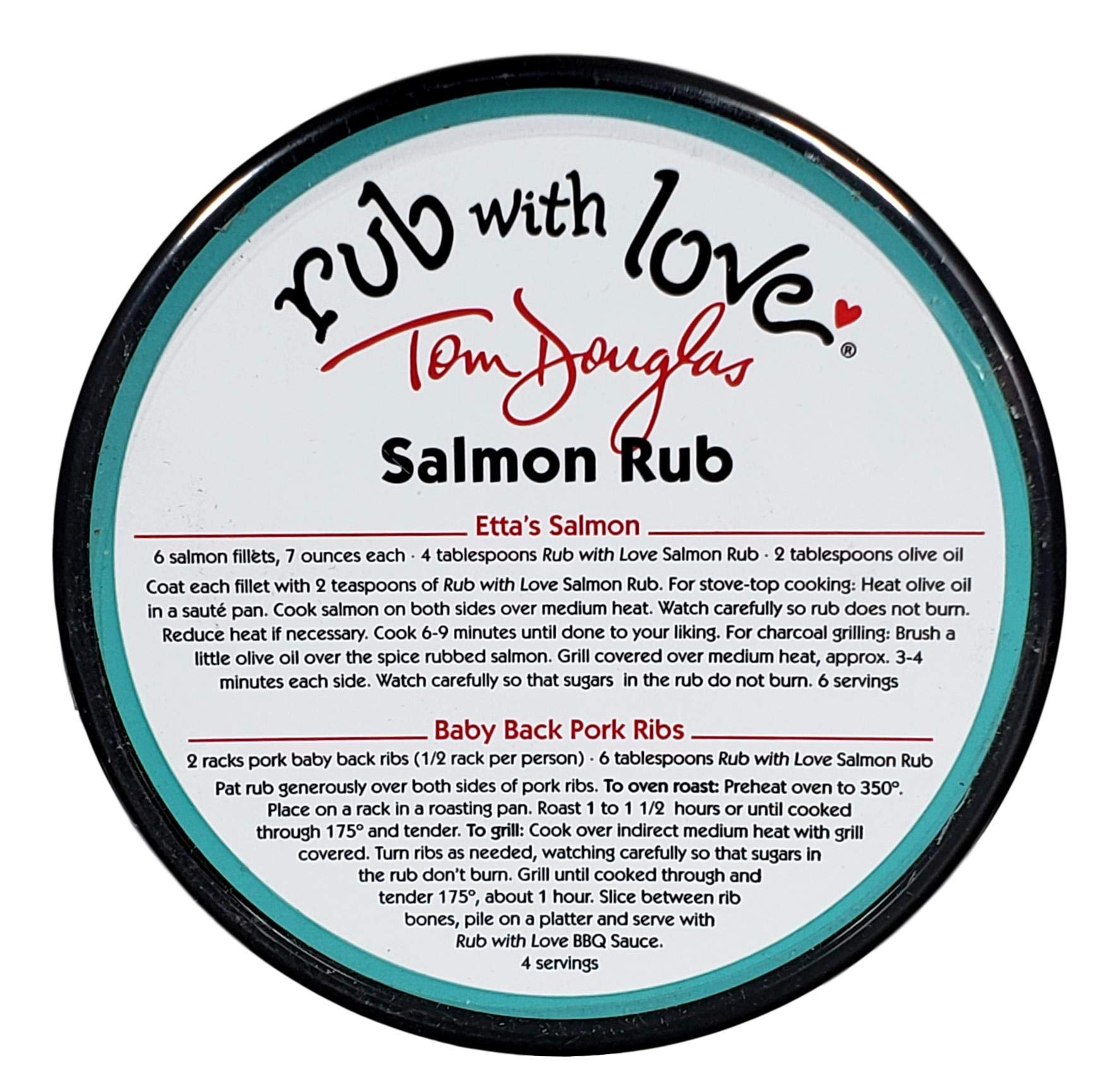 Rub with Love salmon rub on chicken wings for versatile seasoning.