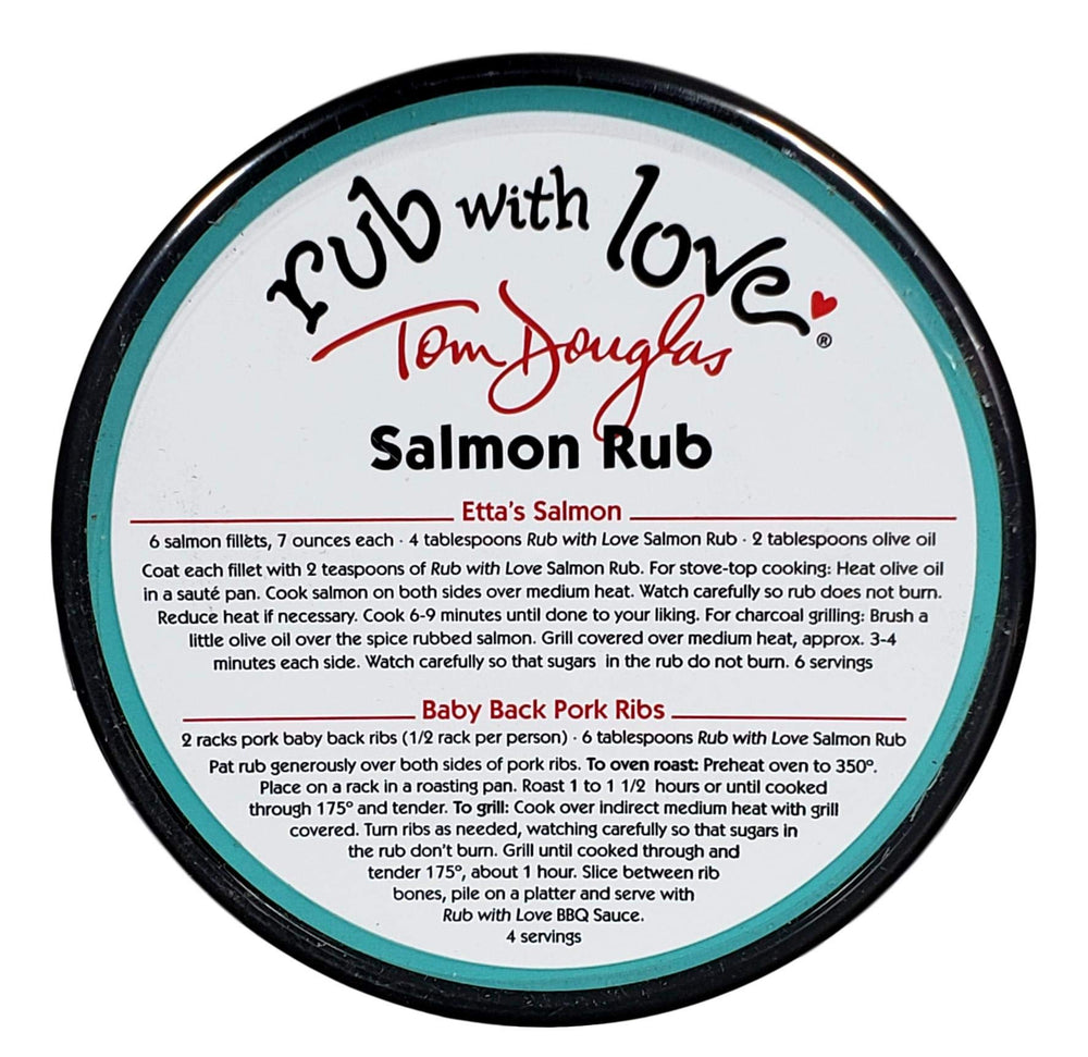 Rub with Love salmon rub on chicken wings for versatile seasoning.