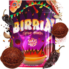 Rude Chef Birria Bomb Balls pack shown for quick flavor boost in meals.
