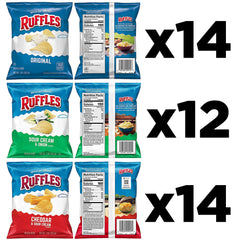 Ruffles Original chips bag showcases classic flavor for anytime munching