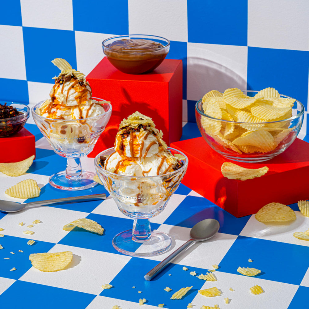 Ruffles variety-pack display suitable for family gatherings and sharing