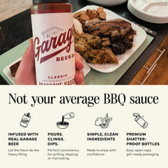 Rufus Teague Garage Beer Sauce gift pack ready for holiday gifting.
