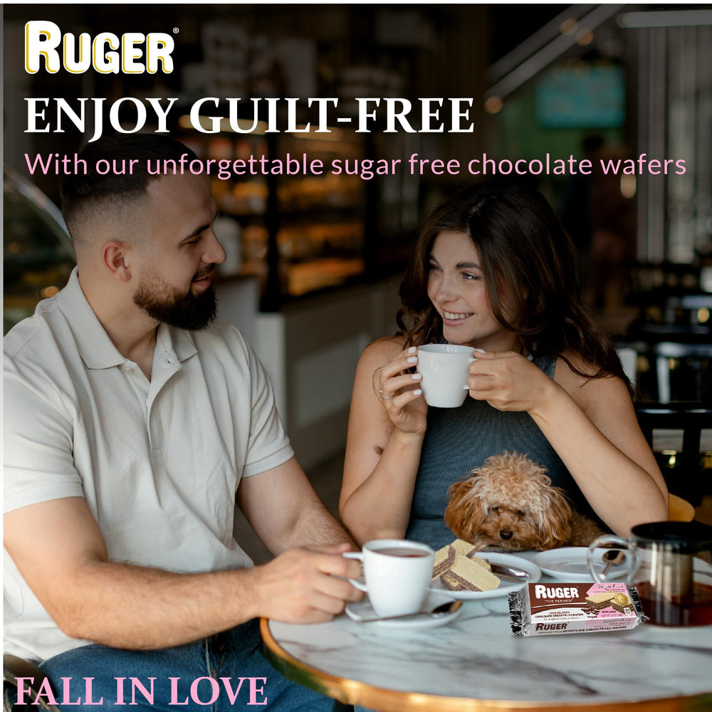 RUGER 200 calories per 1.6-ounce serving highlighted on the box.