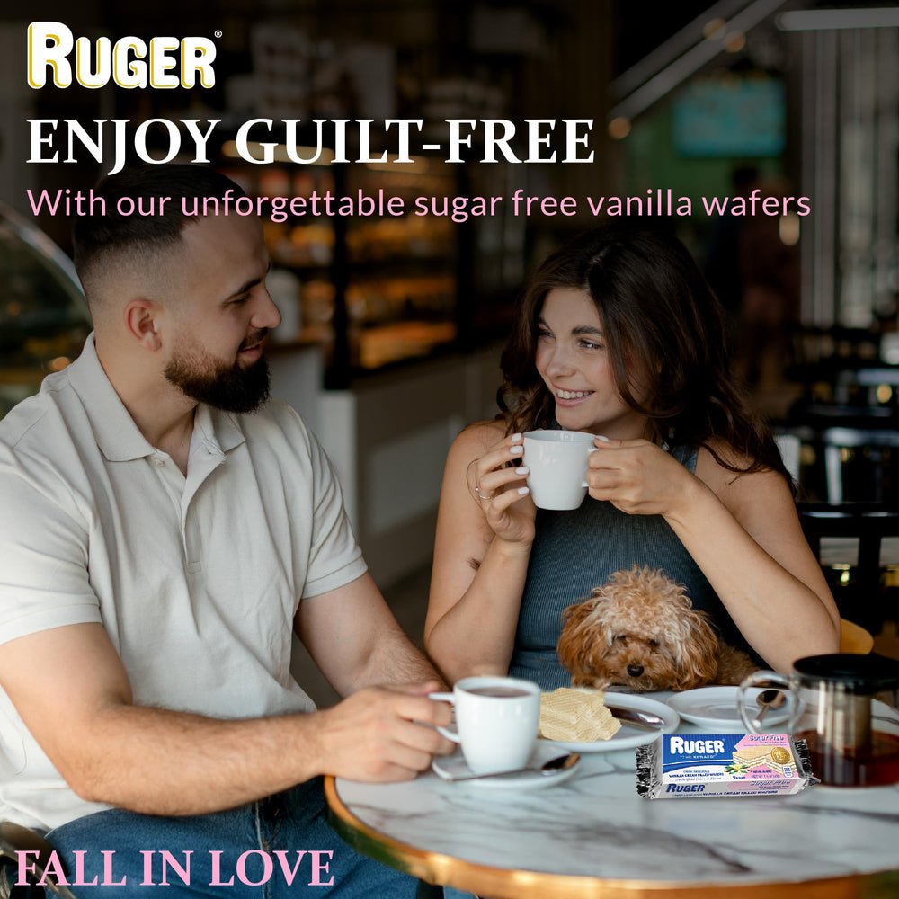 RUGER Sugar-Free Vanilla Wafers dessert ideas featured with topping options.