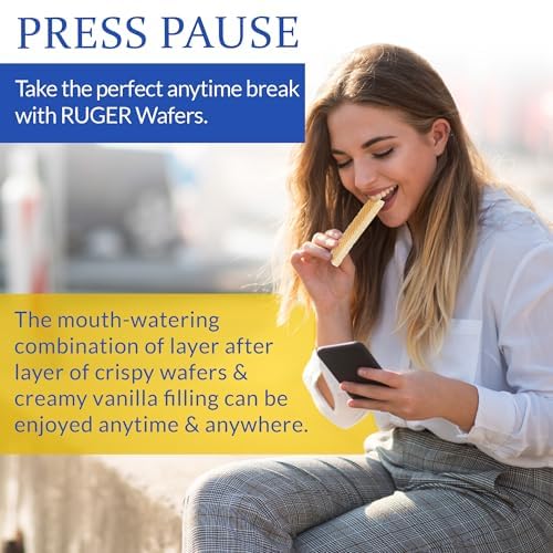 Ruger Wafers with tea time suggesting a light treat