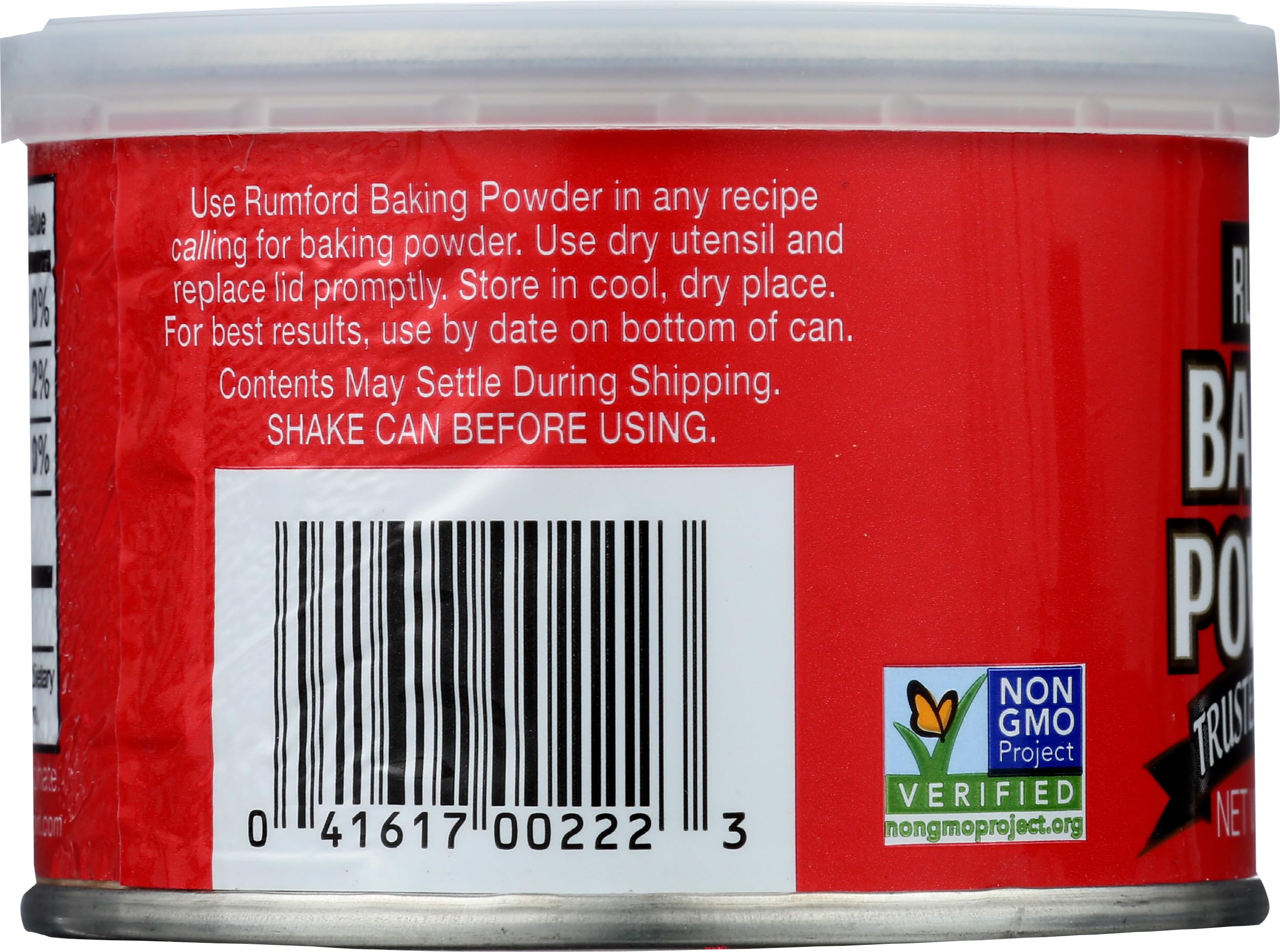 Rumford gluten-free baking powder suitable for diverse recipes.