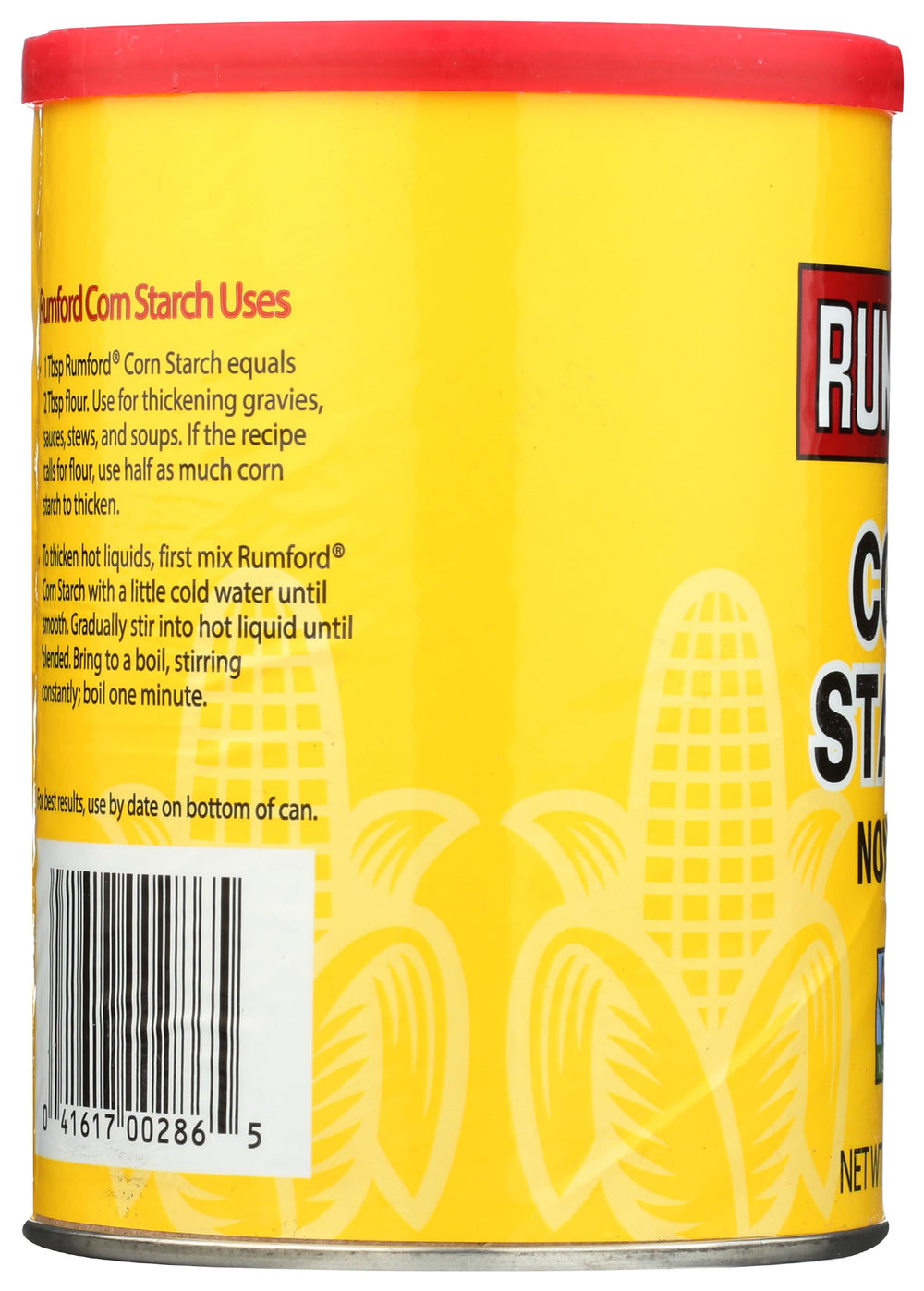 Rumford corn starch is vegan and plant-based