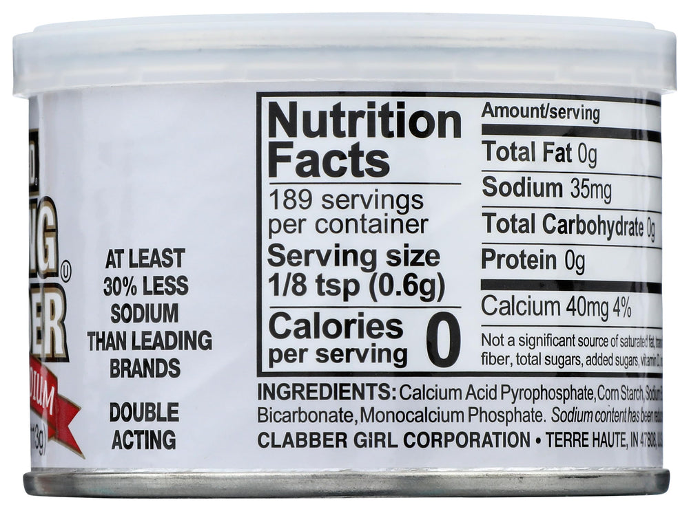 Bowl of batter rising with Rumford reduced-sodium baking powder