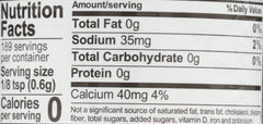 Gluten-free label on Rumford reduced-sodium baking powder