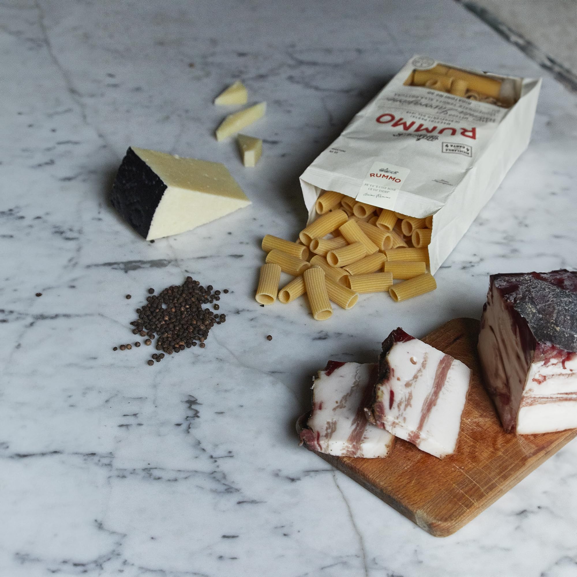 Rummo Rigatoni N.50 cooks in about 14 minutes for quick meals