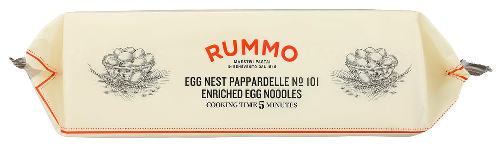 Rummo Egg Nest Pappardelle closeup shows texture ready for sauce