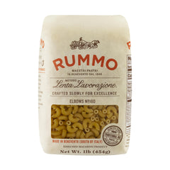 Rummo Elbows Pasta N.160 packaging on display, ideal for pantry stock and quick meals.