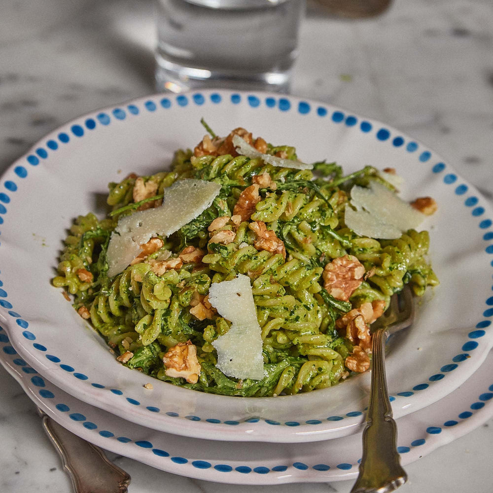 Rummo gluten-free pasta packaging detail for quick meals