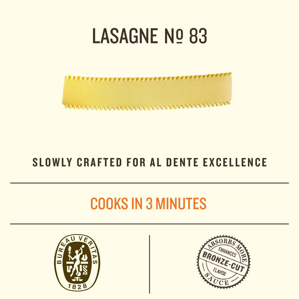 Rummo Lasagne Wavy pasta in a cooking pot demonstrating versatile boiling