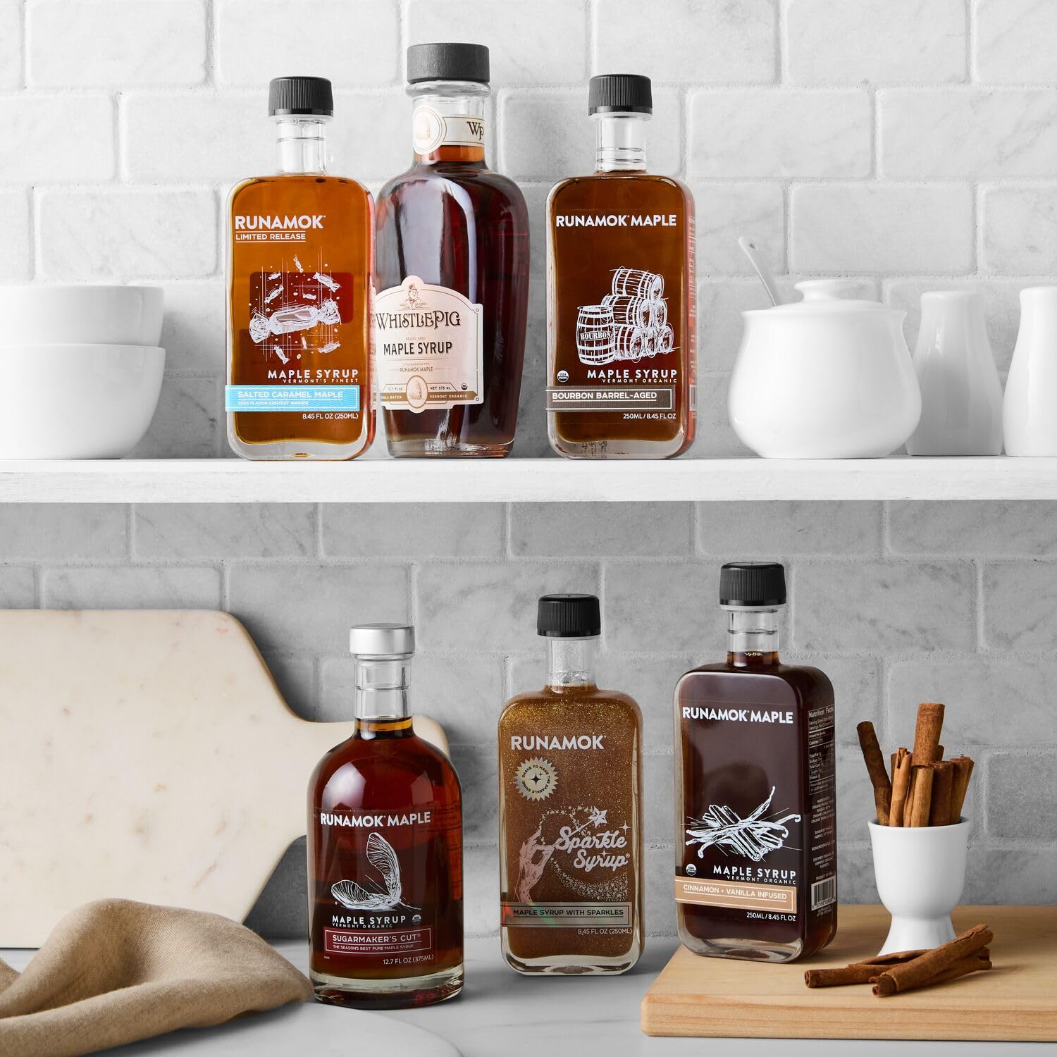 Runamok syrup as ice cream topping adds depth