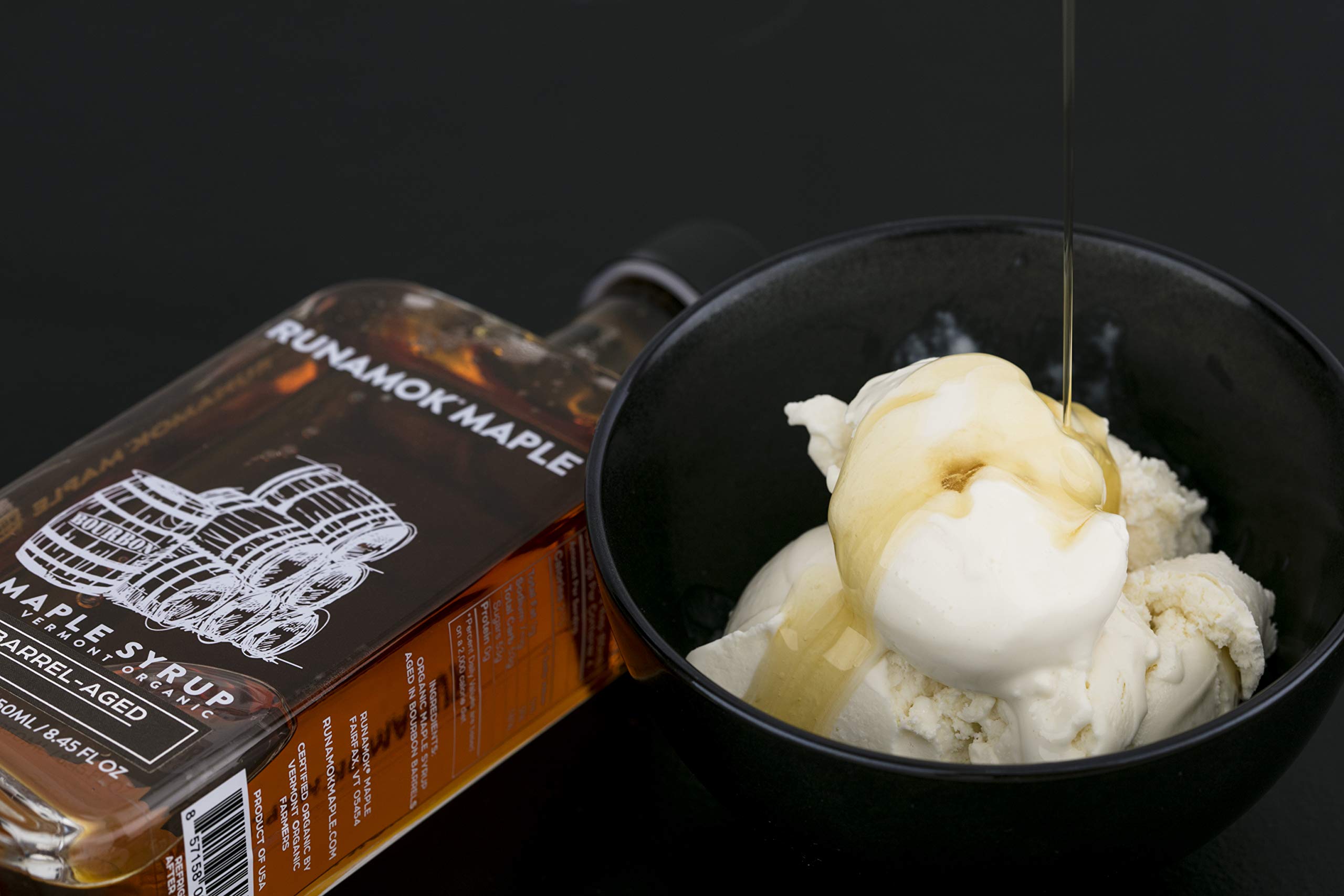 Oatmeal sweetener using Runamok maple syrup adds depth.