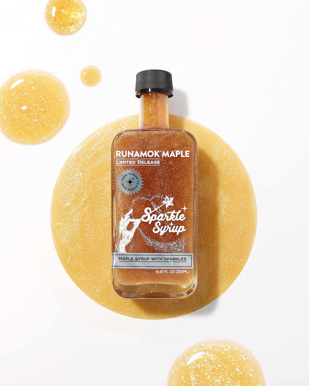 Cocktail ready with Runamok Sparkle Syrup for a bright twist.