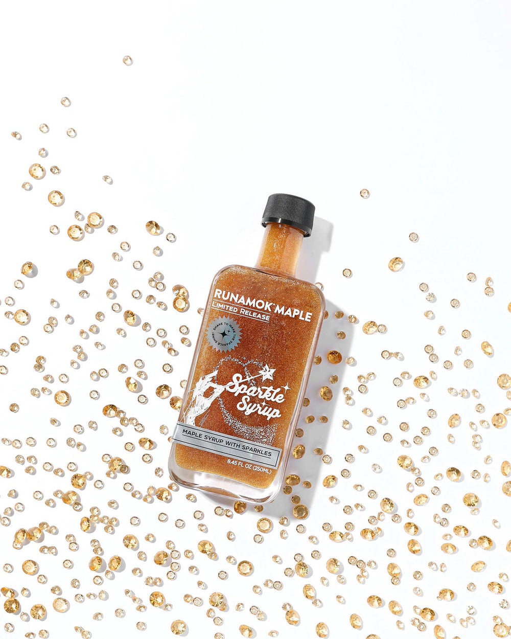 Runamok Sparkle Syrup as a dessert topping on fruit and yogurt.