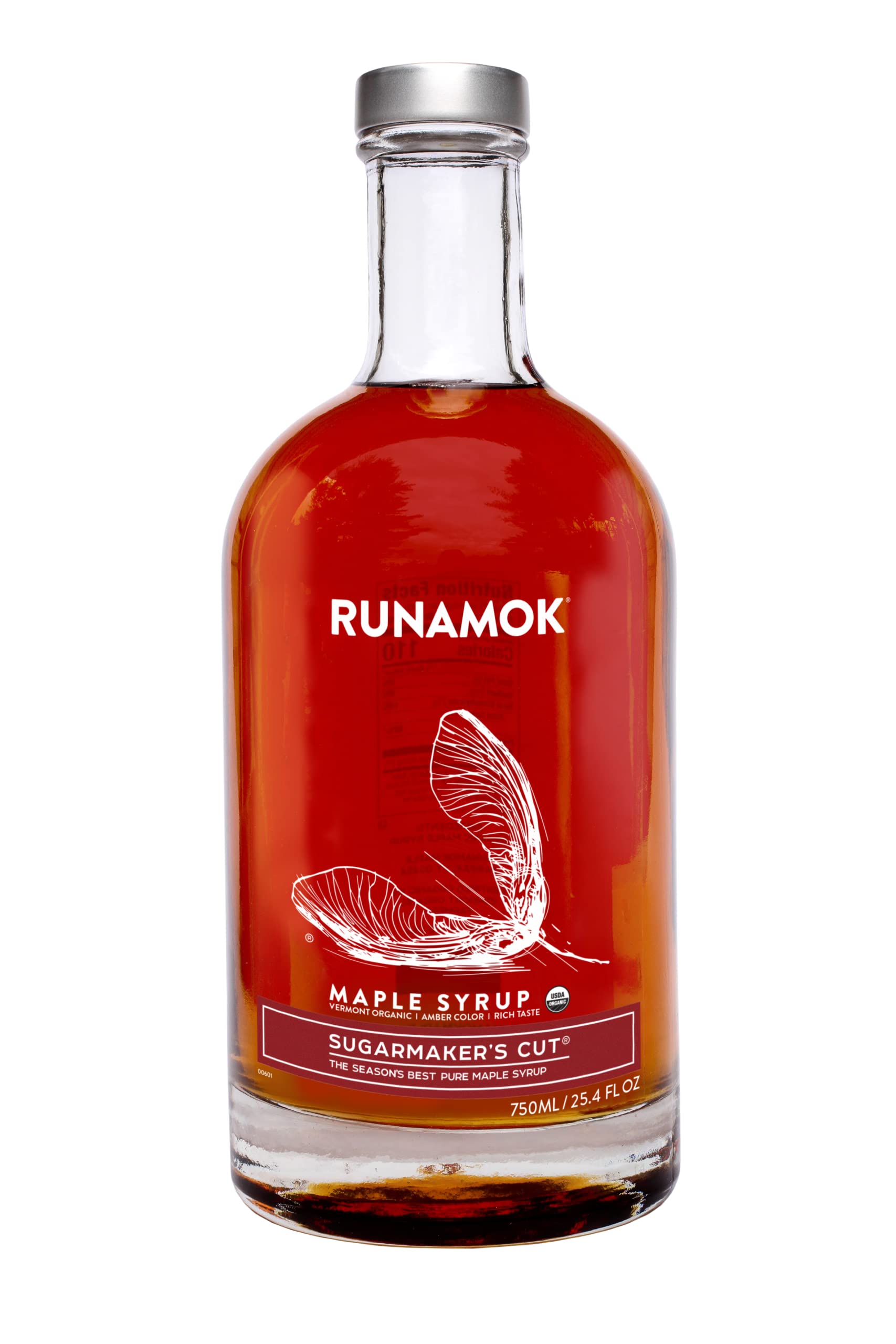Runamok Sugarmaker's Cut bottle amber color maple syrup for rich flavor