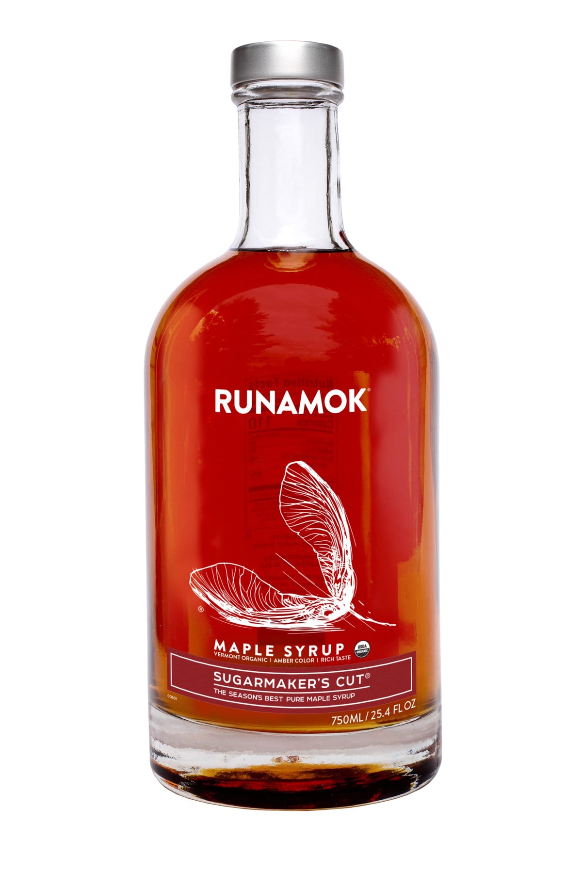Runamok Sugarmaker's Cut bottle amber color maple syrup for rich flavor