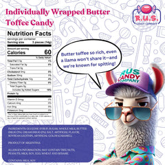 R.U.S. Candy Butter Toffee – crunchy texture, perfect for sharing at gatherings.