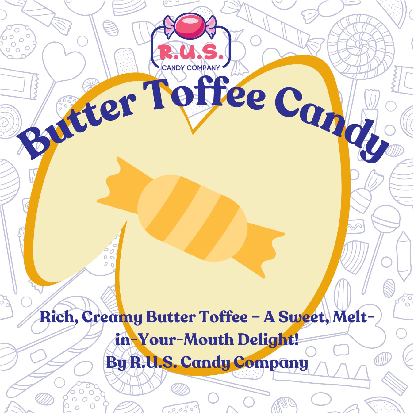 R.U.S. Candy Butter Toffee – gift idea that's elegant and tasty.