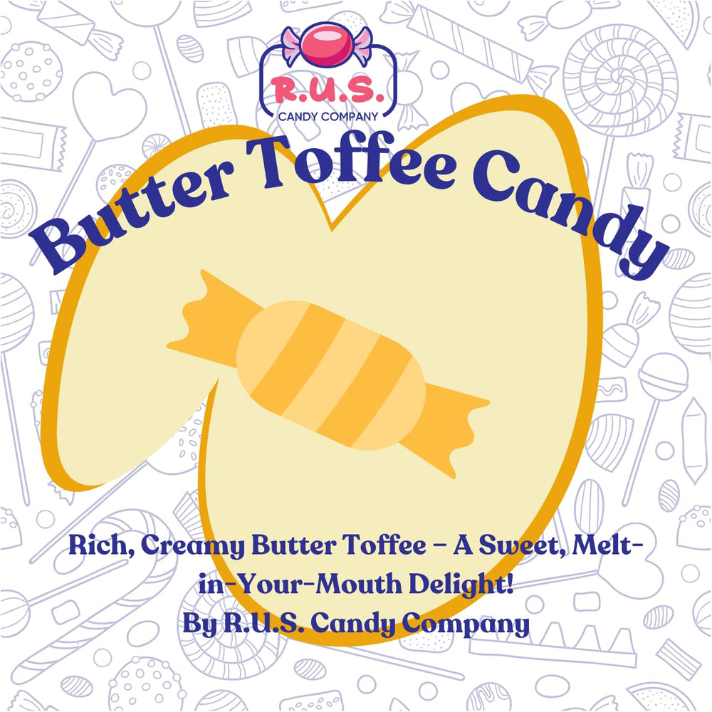 R.U.S. Candy Butter Toffee – gift idea that's elegant and tasty.