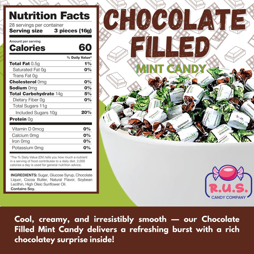 R.U.S. Candy individually wrapped mints preserve freshness during events