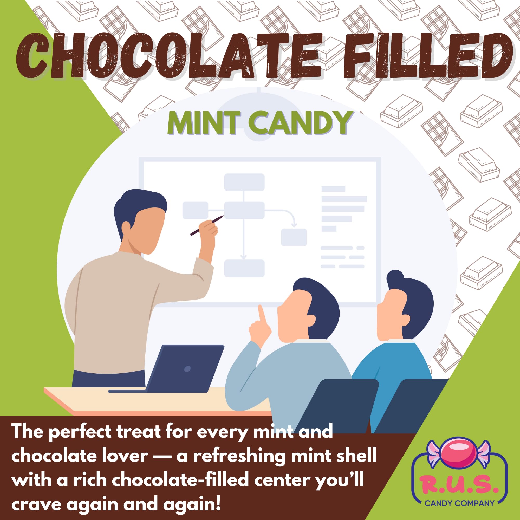 R.U.S. Candy party favors charm guests with a familiar flavor pairing