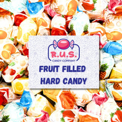 R.U.S. Candy fruit-filled hard candy 1 lb bulk ready for sharing at parties.