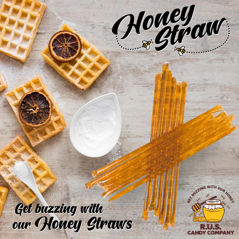 R.U.S. Candy orange honey straw sealed freshness for lasting flavor