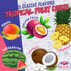 R.U.S. Candy pineapple disk – tropical zest for vending machines and snack jars