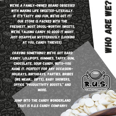 R.U.S. Candy white melts for fondue deliver smooth dipping.